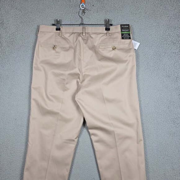 Jos A Bank Pants Mens Size 34x32 Tan 100% Cotton Wrinkle Resistant Straight Fit - Picture 4 of 11